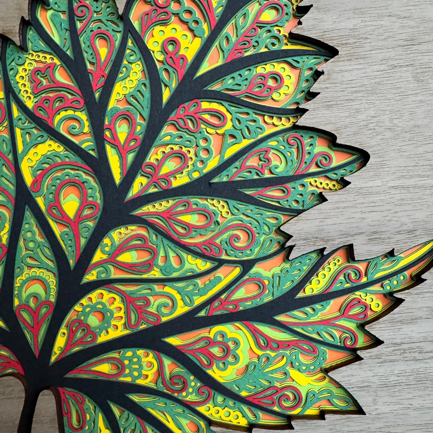 Wooden relief painting – Limited edition