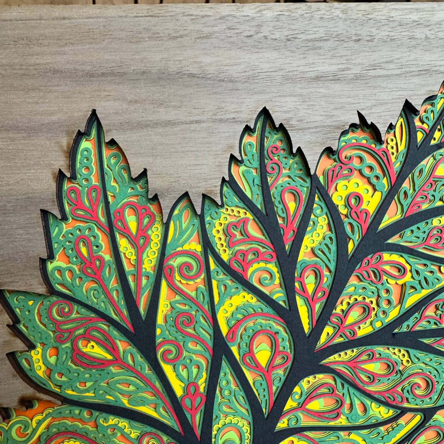 Wooden relief painting – Limited edition
