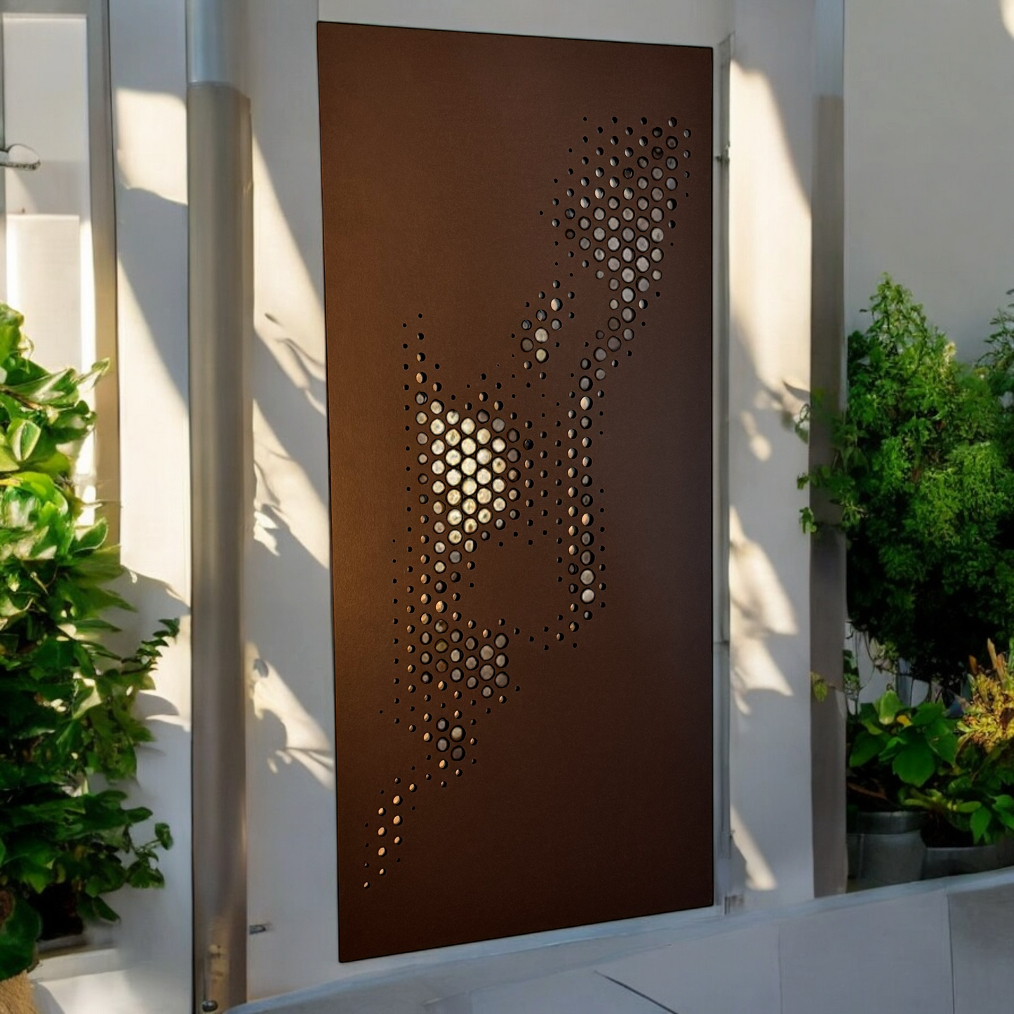 Art mural en bois découpé au laser - silhouette féminine Design