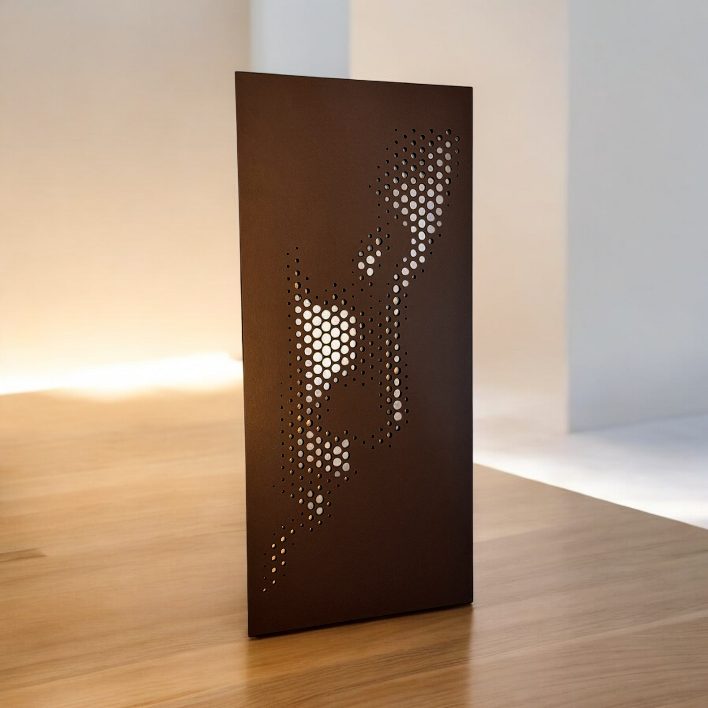 Art mural en bois découpé au laser - silhouette féminine Design